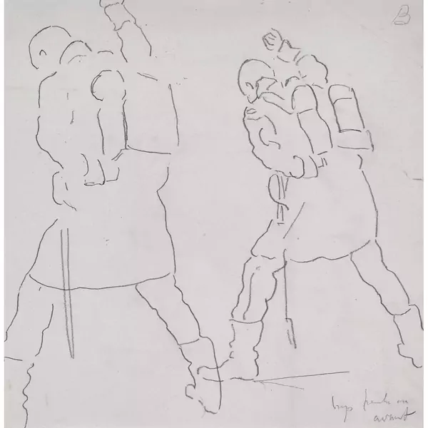 Figurenstudie zu "Jena"