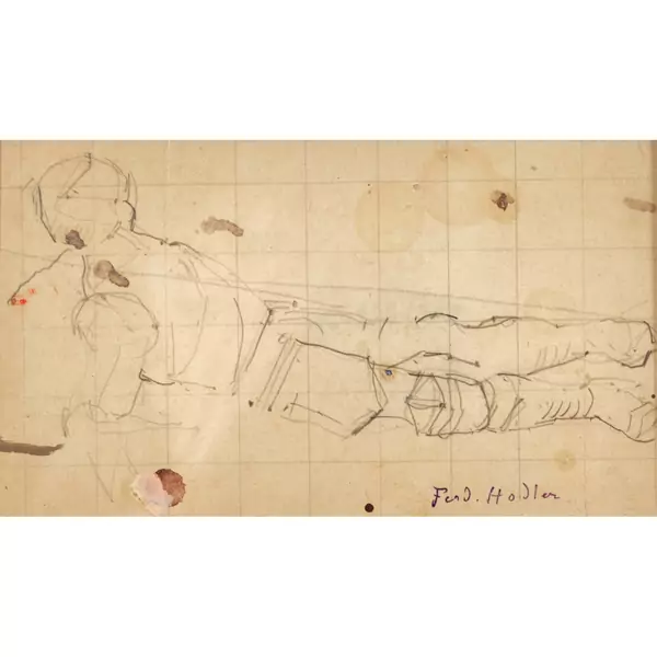 Figurenstudie zu "Rückzug von Marignano"