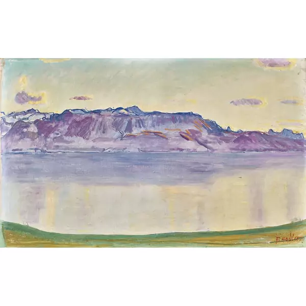"Genfersee von Chexbres aus"