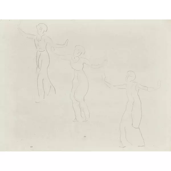 Figurenstudie zu "Blick in die Unendlichkeit"