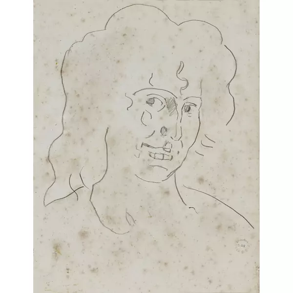 Studie zu "Bildnis Giulia Leonardi (Italienerin)"