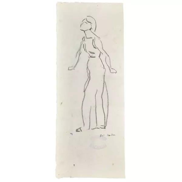 Figurenstudie zu "Blick in die Unendlichkeit"