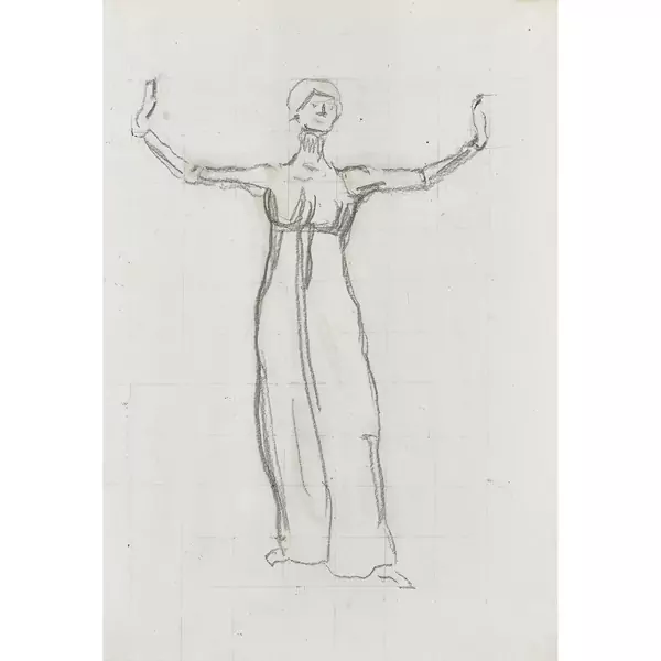 Studie zu "Lied aus der Ferne", um 1906