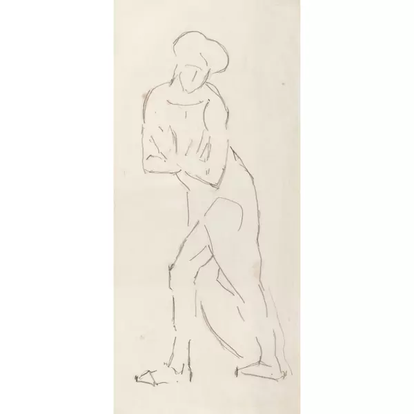Figurenstudie zu "Schreitendes Weib"
