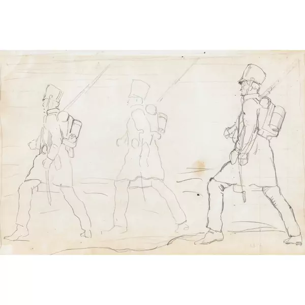 Studie zu "Auszug der deutschen Studenten in den Freiheitskrieg von 1813"