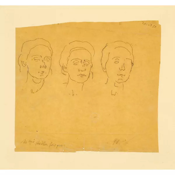 Bildnisstudien von Berthe Hodler-Jacques