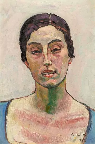 FERDINAND HODLER — Bildnis der Tänzerin Francine Maylach. 1916. — Koller Auktionen
