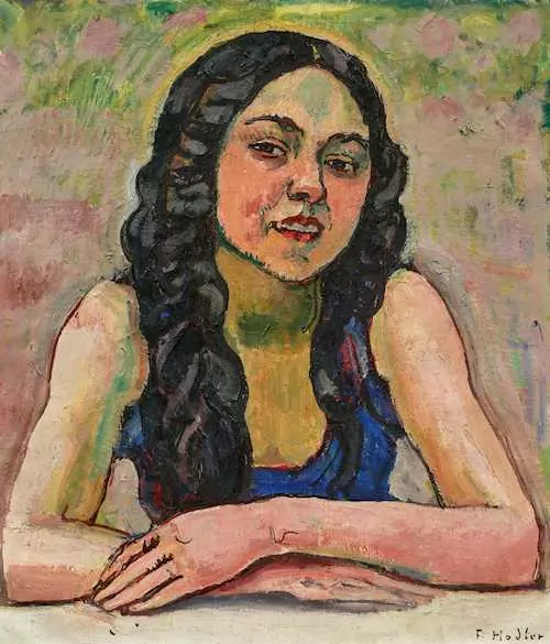 FERDINAND HODLER — Portrait of Lina Crot. 1916. — Koller Auktionen