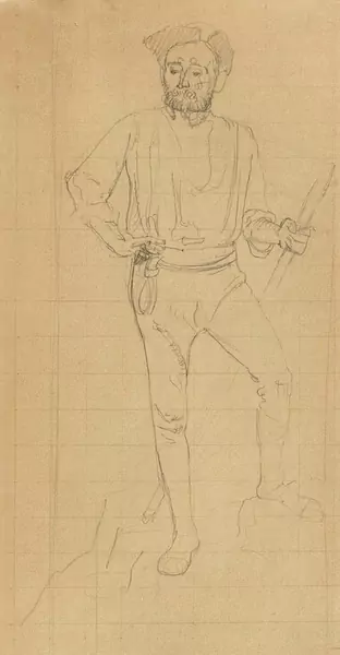 FERDINAND HODLER — Der Gärtner. — Koller Auktionen