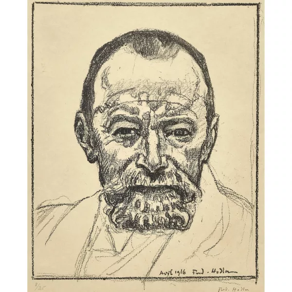 Ferdinand Hodler — Selbstbildnis.