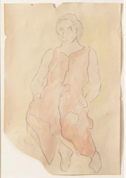 Ferdinand Hodler — Figure assise