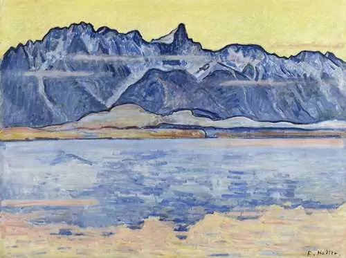 FERDINAND HODLER — Thunersee mit Stockhornkette. Um 1913. — Koller Auktionen