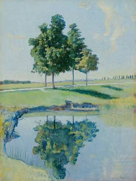 FERDINAND HODLER — Kastanienbäume. Um 1889. — Koller Auktionen