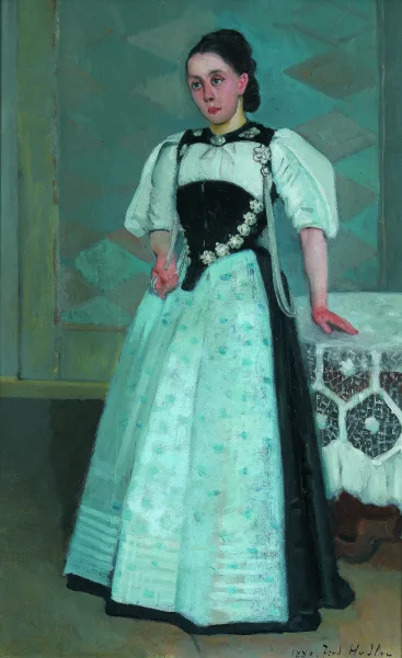 Ferdinand Hodler — Bildnis Frau Dr. Sury, Tochter des Bärenwirts in Sumiswald.