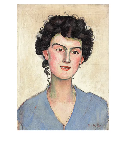 Ferdinand Hodler — Bildnis Clara Battié (Le sourire)