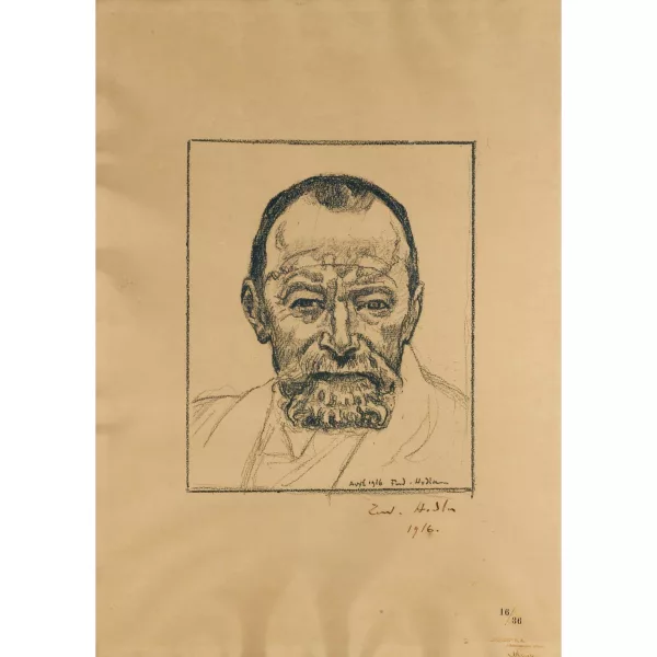 Ferdinand Hodler — SELBSTBILDNIS, 1916 SELF-PORTRAIT, 1916