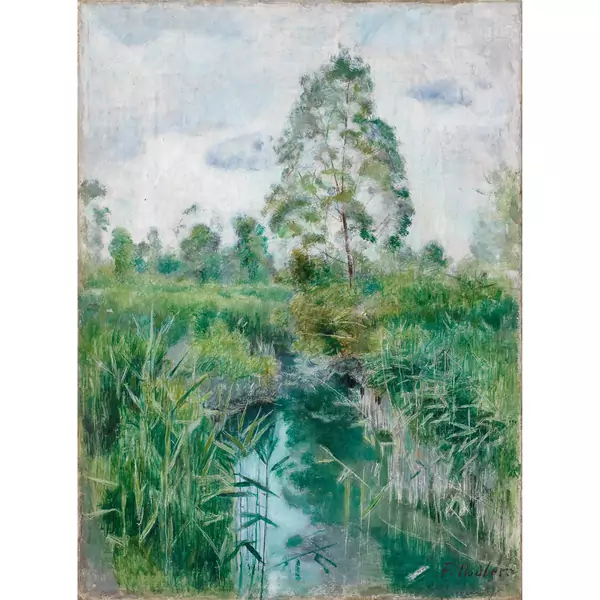 Ferdinand Hodler — Bachlandschaft — Galerie Kornfeld