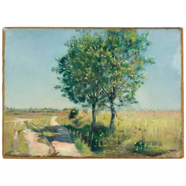 Ferdinand Hodler — Weiden am Wegrand — Galerie Kornfeld