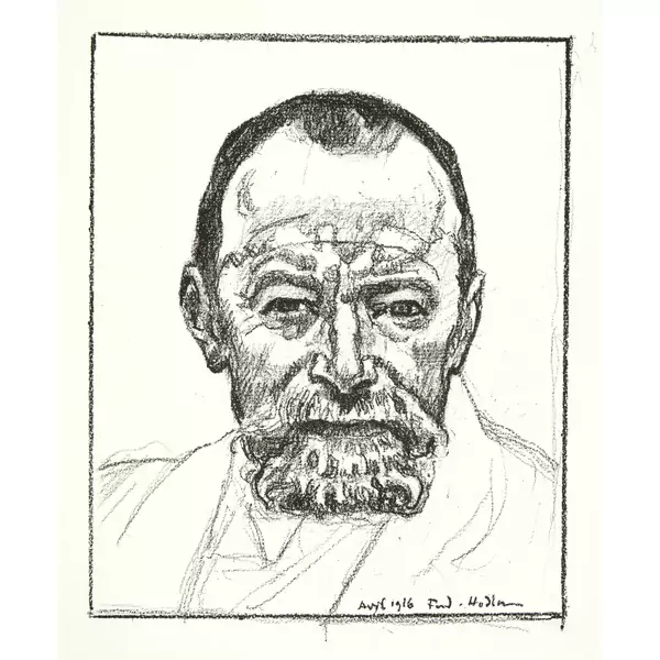 Ferdinand Hodler — Selbstbildnis — Galerie Kornfeld