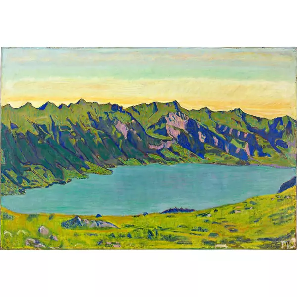 Ferdinand Hodler — Der Brienzersee von Breitlauenen aus — Galerie Kornfeld