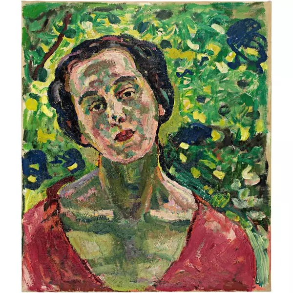 Ferdinand Hodler — Bildnis einer Unbekannten — Galerie Kornfeld