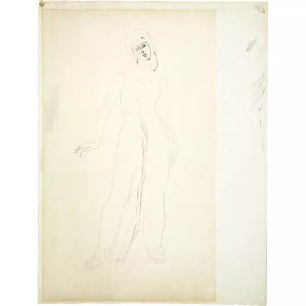 Ferdinand Hodler — Studie zu "Blick ins Unendliche" — Galerie Kornfeld