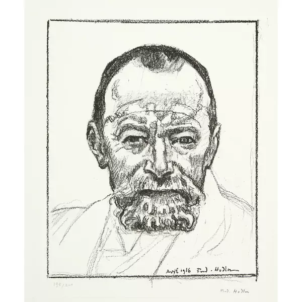 Ferdinand Hodler — Selbstbildnis — Galerie Kornfeld