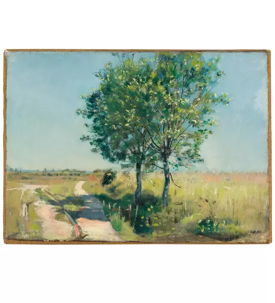 Ferdinand Hodler — Weiden am Wegrand — Galerie Kornfeld