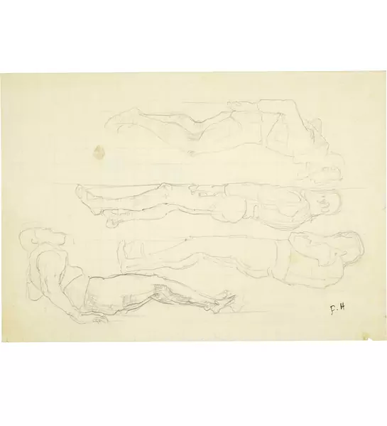 Ferdinand Hodler — Gefallene und sterbende Krieger — Galerie Kornfeld