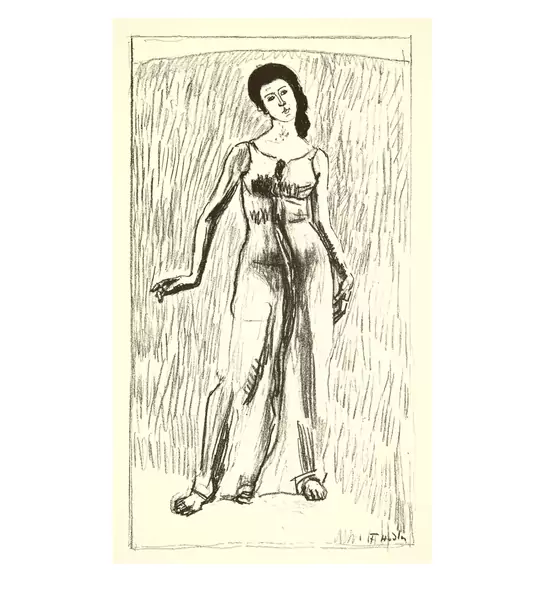 Ferdinand Hodler — Figur zu "Blick ins Unendliche" — Galerie Kornfeld