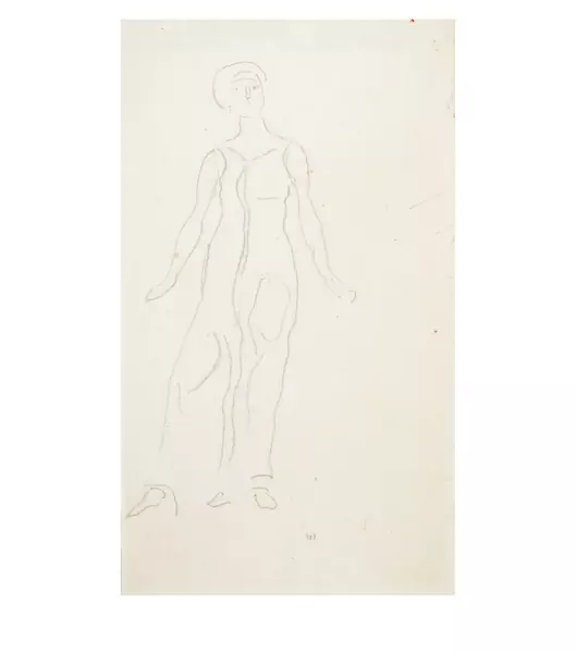 Ferdinand Hodler — Studie zu "Blick ins Unendliche" — Galerie Kornfeld