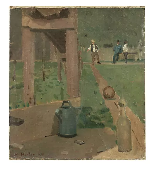 Ferdinand Hodler — Kegelbahn — Galerie Kornfeld