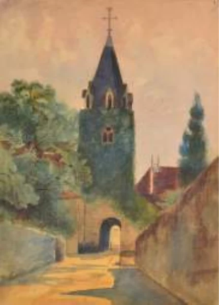 ferdinand hodler — Eglise de la Tour-de-Peilz