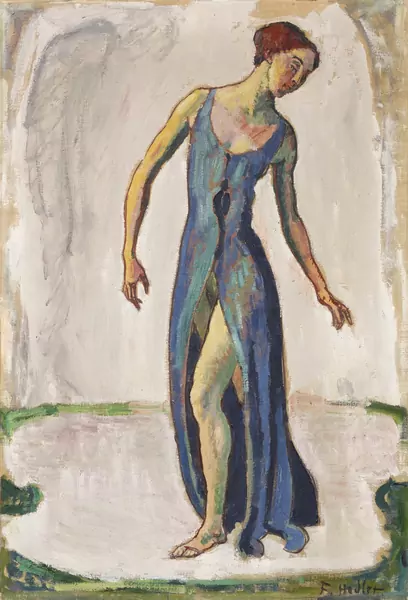 Ferdinand Hodler — Schreitende, sich umwendend
