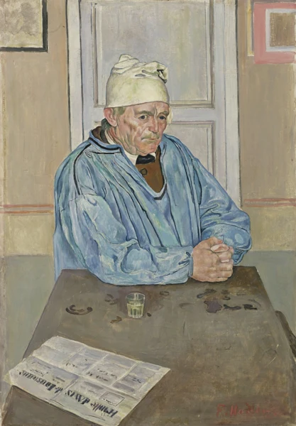 Ferdinand Hodler — Bildnis Emile Borgeaud (Müller am Tisch)