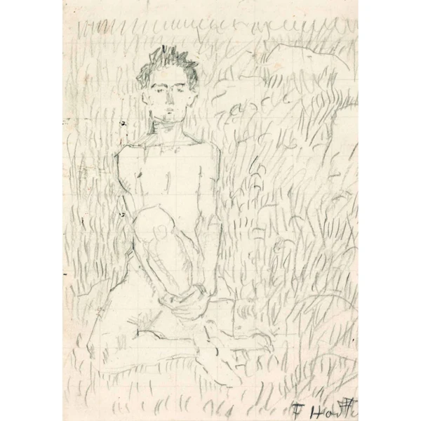 Ferdinand Hodler — STUDIE DES "JÜNGLINGS ZUM FRÜHLING" STUDY OF "BOY TO SPRING"