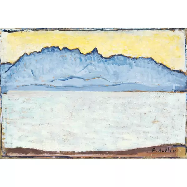 Ferdinand Hodler — STOCKHORNKETTE MIT THUNERSEE STOCKHORN WITH LAKE THUN