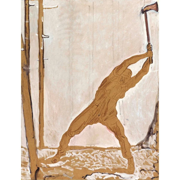 Ferdinand Hodler — DER HOLZFÄLLER THE WOOD CUTTER