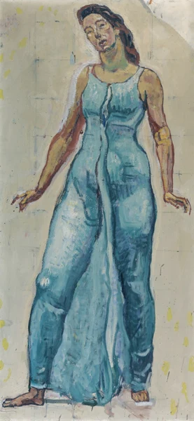 Ferdinand Hodler — EINZELFIGURSTUDIE ZU "BLICK IN DIE UNENDLICHKEIT"SINGLE FIGURE STUDY FOR "GAZE INTO INFINITY"