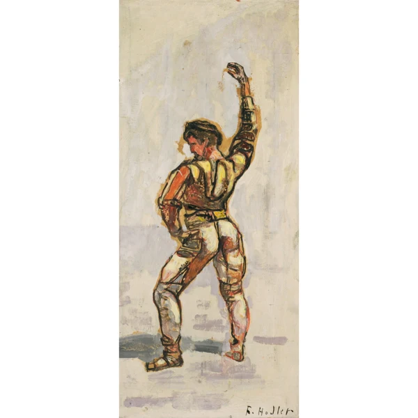 Ferdinand Hodler — SCHWÖRENDER IM LINKSPROFIL ZU "EINMÜTIGKEIT"TAKER FROM THE OATH IN LEFT PROFILE FOR "UNANIMITY"