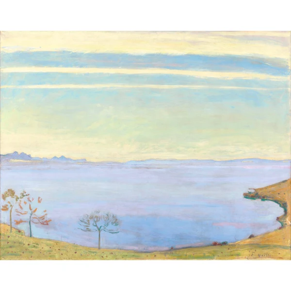 Ferdinand Hodler — GENFERSEE VON CHEXBRES AUSLAKE GENEVA, VIEW FROM CHEXBRES