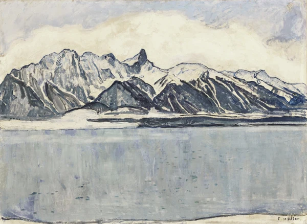 Ferdinand Hodler — Thunersee mit Stockhornkette im Winter
