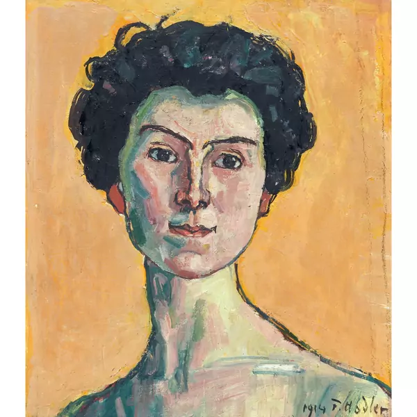 Ferdinand Hodler — BILDNIS CLARA PASCHE-BATTIÉ, 1914 PORTRAIT OF CLARA PASCHE-BATTIÉ, 1914