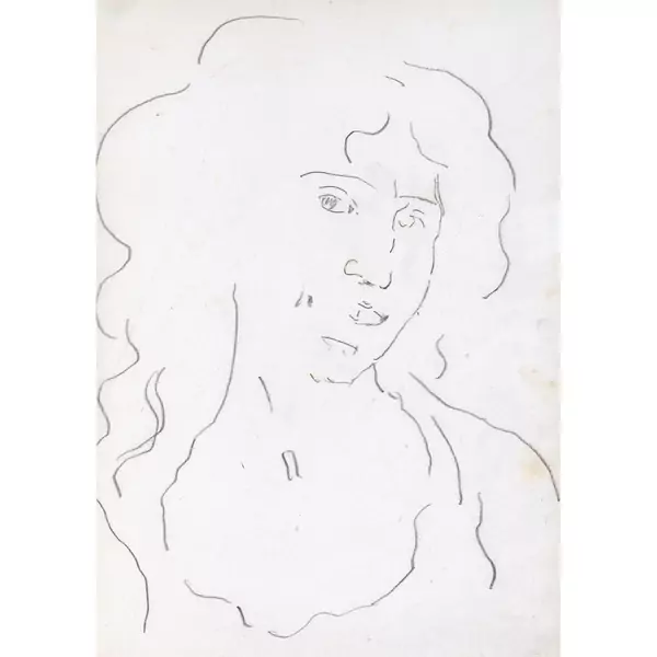 Ferdinand Hodler — STUDIE ZUM BILDNIS 'ITALIENERIN' (GIULIA LEONARDI) STUDY FOR 'ITALIAN WOMAN' (GIULIA LEONARDI)