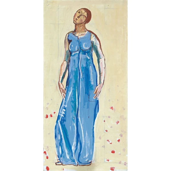 Ferdinand Hodler — FRAUENFIGUR ZU 'BLICK IN DIE UNENDLICHKEIT' FEMALE FIGURE FOR 'GLANCE INTO INFINITY'