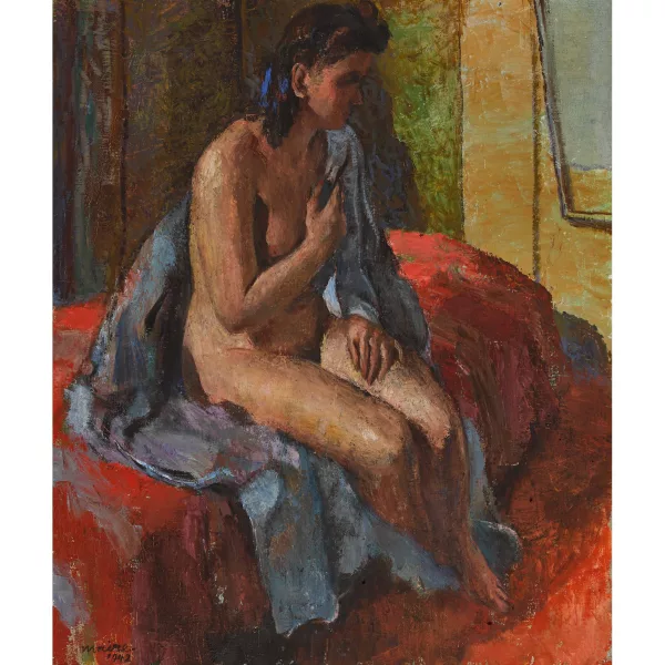 Ferdinand Maire — Sitzender weiblicher Akt.