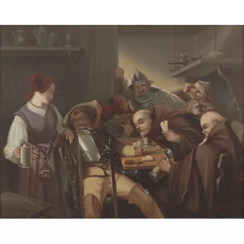 Ferdinand Sommer — "Wirtshausszene".