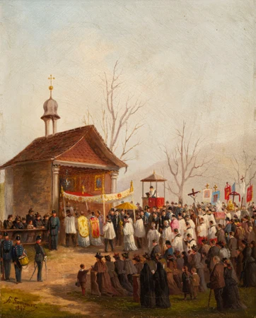 La procession et l’église de Lucerne