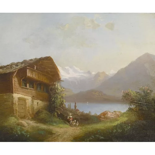 Ferdinand Sommer — Chalet bei Hilterfingen.