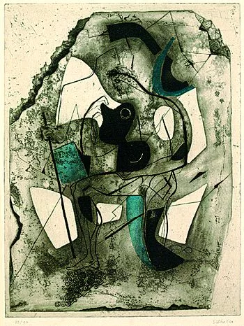 Ferdinand Springer — 2 Bll.: Prométhée IV (Angedenken). Astaroth (Die große Windorgel)